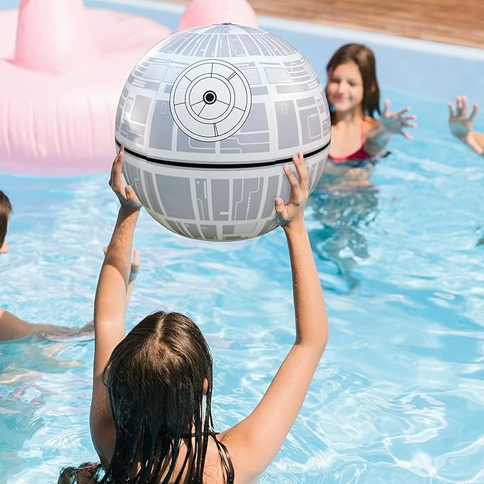 NINOSTAR Large Play Balls Set of 3 - Fun Indoor and Outdoor Gift, Size 14 Inches - Can Use for Play/Room Decor/Party Decor/Pool Inflatable Water Toys