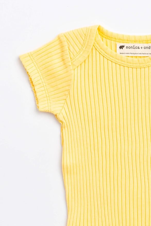 MONICA + ANDY Baby Organic Short Sleeve Jack + Jill Bodysuit