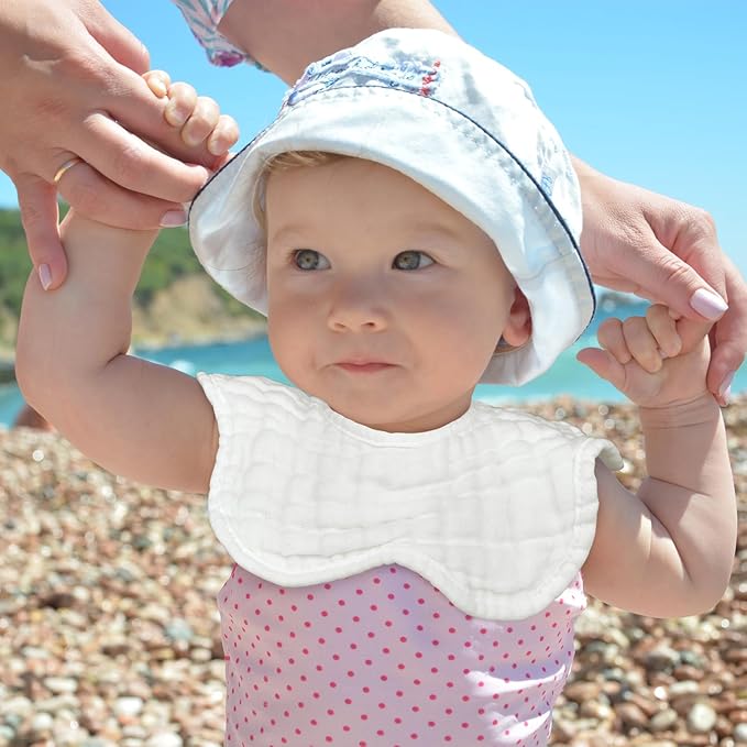 Baby Bibs Muslin Drool Teething Drooling Bibs for Baby Girl Boy Muslin Cotton