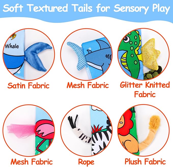 2PCS Baby Books 0-6 Months Infant Toys 0-3 3-6 6-12 Months Baby Tummy Time Sensory Toys 3 4 5 6 Month Newborn Must Haves Crinkle Touch Feel Busy Soft Books for Babies Boys Girls Christmas Shower Gifts