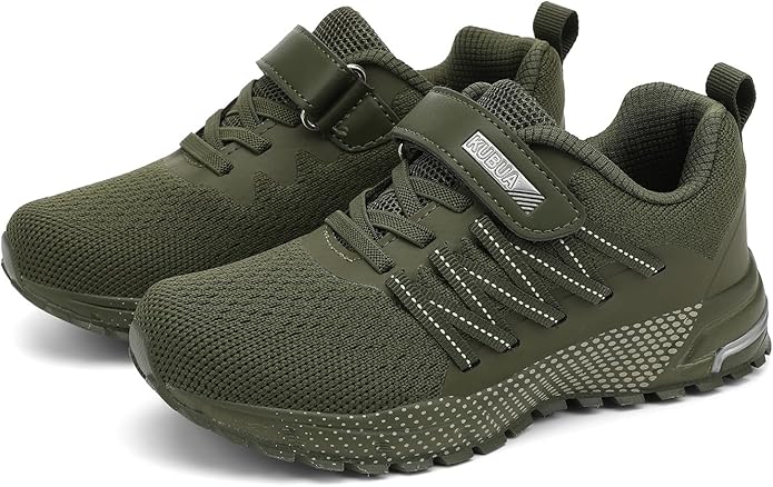 KUBUA Kids Sneakers for Boys Girls Running Tennis Shoes Lightweight Breathable Sport Athletic