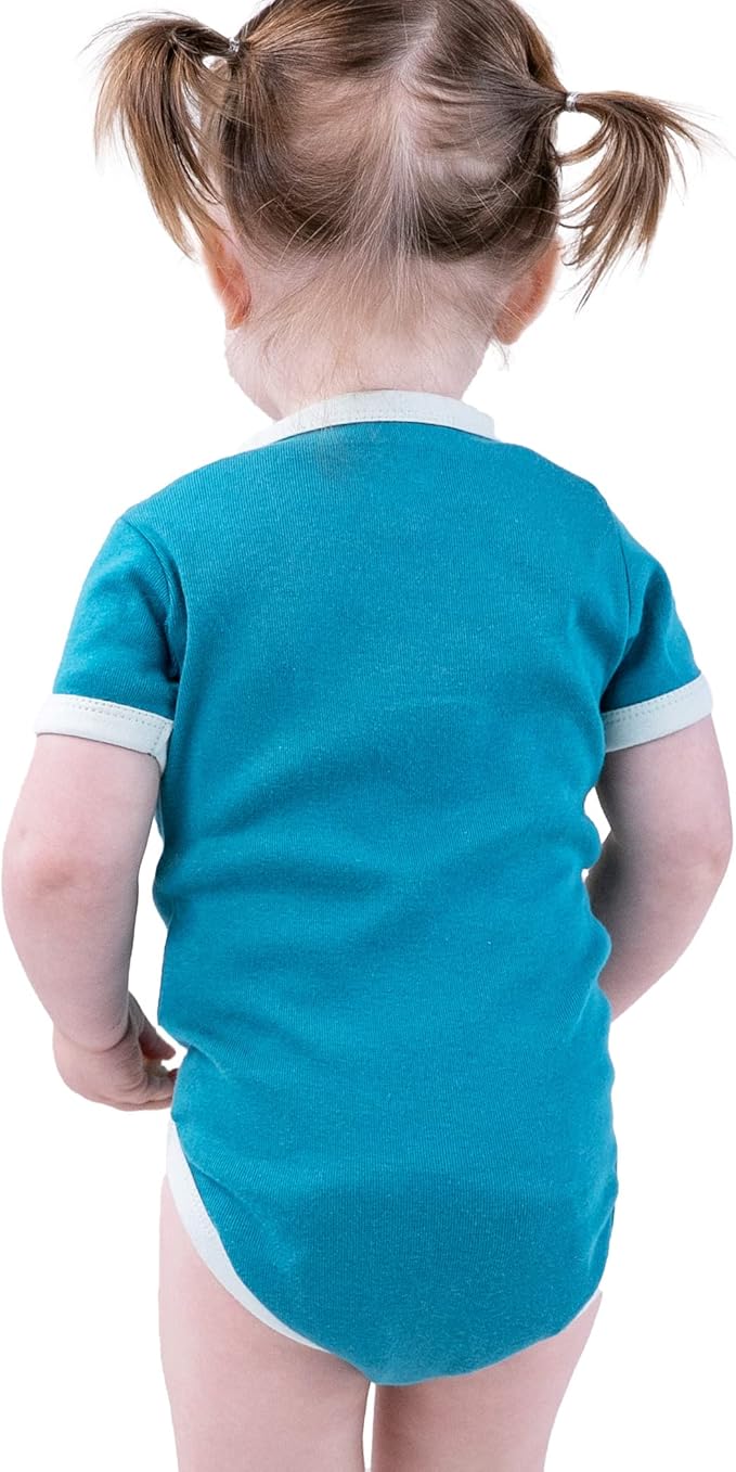 Lazy One Cute Unisex Baby Bodysuit, Cute Animal Designs, 6-18 Months