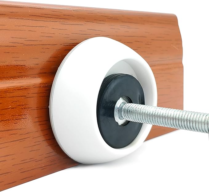 Vmaisi Baby Gate Wall Protector - Protect Walls from Pressure Mounted Pet Dog Gates, 4 Pack White