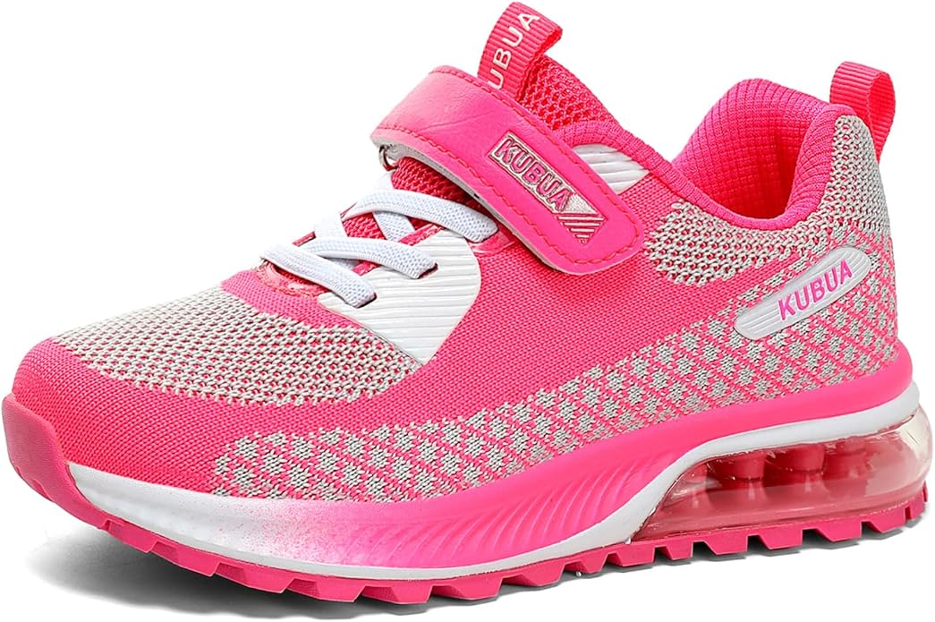 KUBUA Kids Sneakers for Boys Girls Running Tennis Shoes Lightweight Breathable Sport Athletic