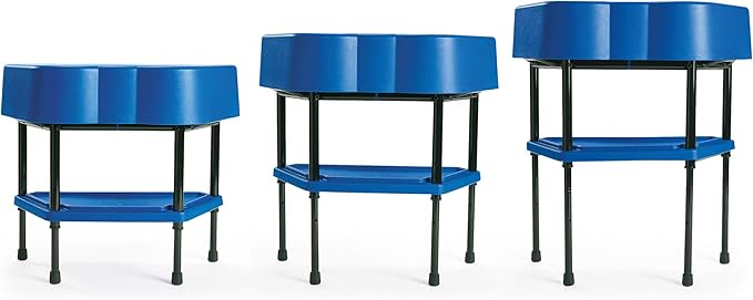 Children's Factory Adjustable Sensory Table with Lid Set, Sand and Water Activity for Kids, Preschools, Daycares, Outdoor Play