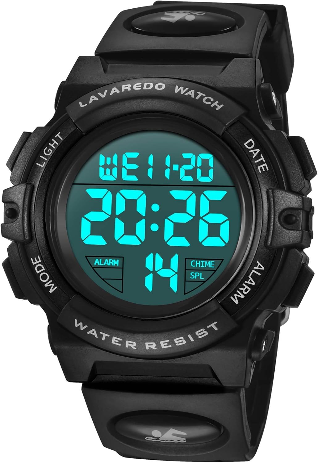 Kids Watch,Boys Watch for 3-15 Year Old Boys,Digital Sport Outdoor Multifunctional Chronograph LED 50 M Waterproof Alarm Calendar Analog Watch for Children with Silicone Band,Kids Gift
