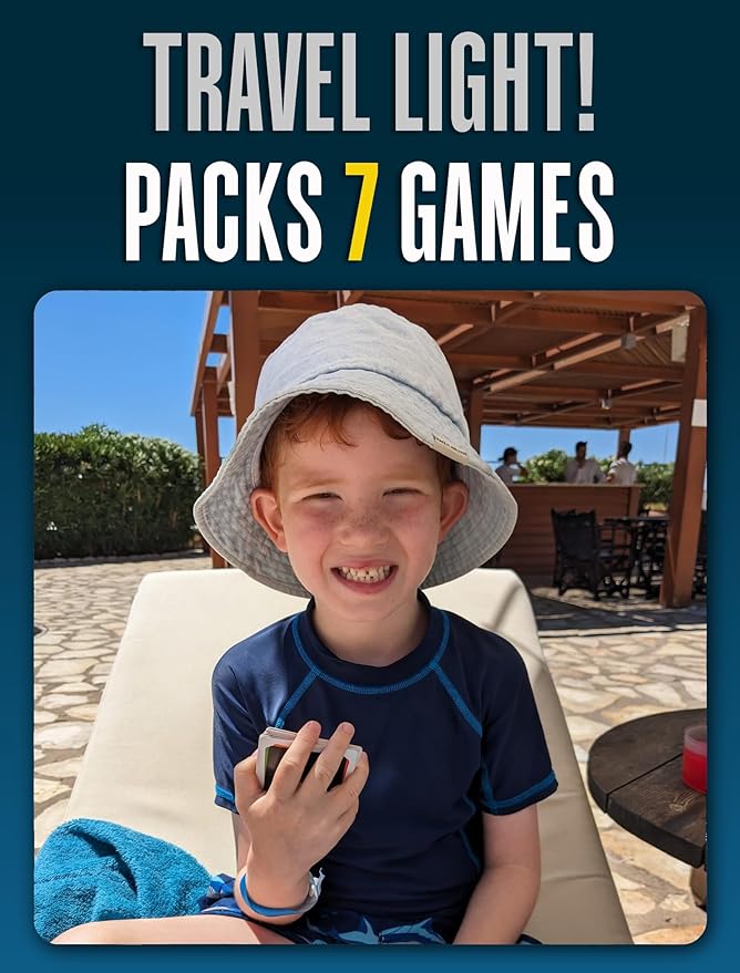 Cars Card Games - Matching Pairs, Snap, Trumps, Rummy, Happy Families (8 Games To Play) | Age 5+, 1-8 Players | Fun Family Travel Card Games and Gifts for Adults & Kids, Boys & Girls