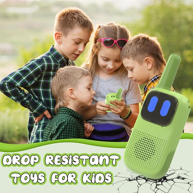 Toys for 3-12 Year Old Girls Boys, Walkie-Talkies for Kids 2 Pack 1000FT Long Range with 2 Channels, Handheld Kids Walky Talky Educational Electronic Outdoor Toys for Outside Camping Hiking