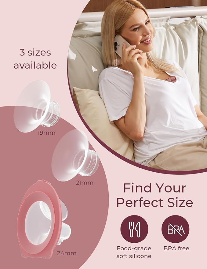 Momcozy Milk Collection Cups Only for Momcozy V1 Pro/V2 Pro, 2 Pack