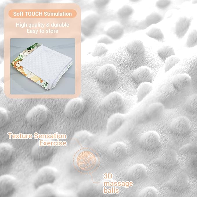 Personalized Baby Blankets for Girls & Boys - Super Soft Easter Blanket with Thick Double-Layer Dotted Backing, Personalized Baby Gifts for Baby Shower from Grandma (Green-A, Customize Now)