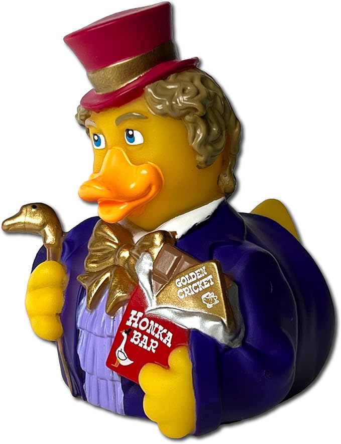 CelebriDucks - Bill-y Honka - Win The Golden Cricket - Floating Rubber Ducks - Collectible Bath Toy Gift for Kids & Adults of All Ages