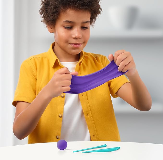 Hey Clay Mega Dinos Set - Colorful Modeling Air Dry Clay for Kids - Air Dry Clay Kit 15 Cans with Fun Interactive App