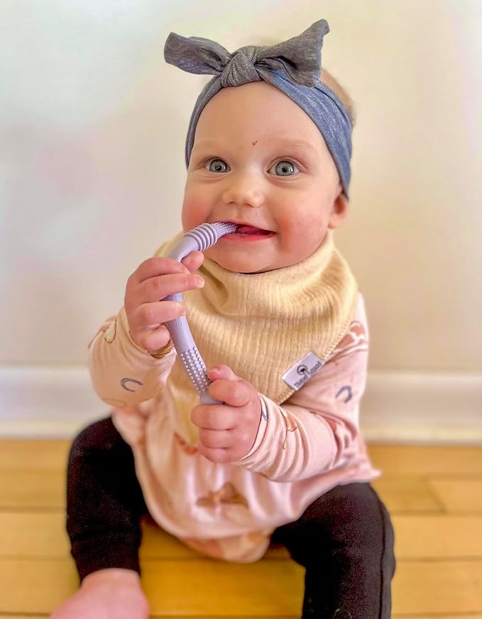 DiaperSquad's Baby Bibs for Drooling and Teething, Bibs for Boys, Baby Girl - Solid Cotton Baby Drool Bibs