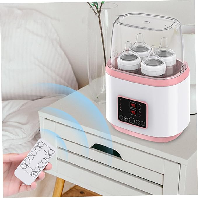 Baby Bottle Warmer ＆ Steriliser Temperature Adjustable Portable Bottle Warmer Remote Control Baby Food Heater with LCD Display for Breastmilk or Formula, Style 2, Xmas Decorations