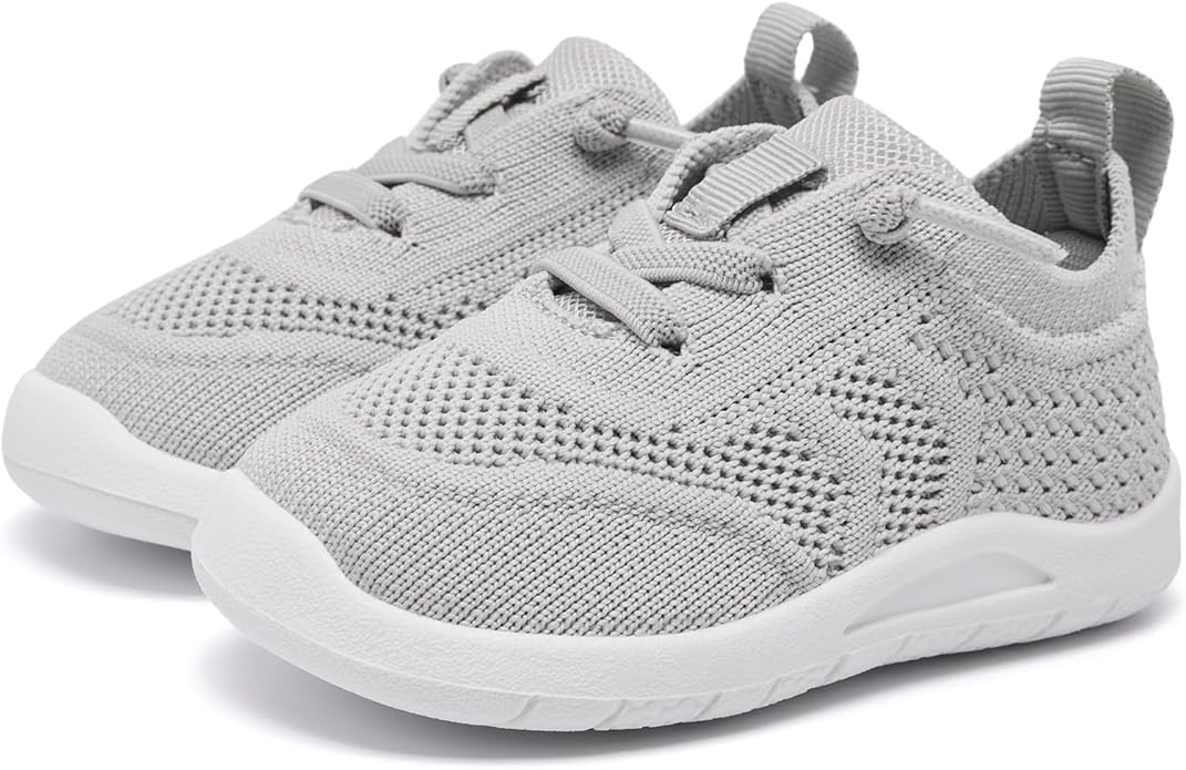 MORENDL Toddler Shoes Baby Walking Sock Shoes Infant Sneakers 0-4 Years Boy Girl Barefoot Tennis Shoe Non-Slip Brethable
