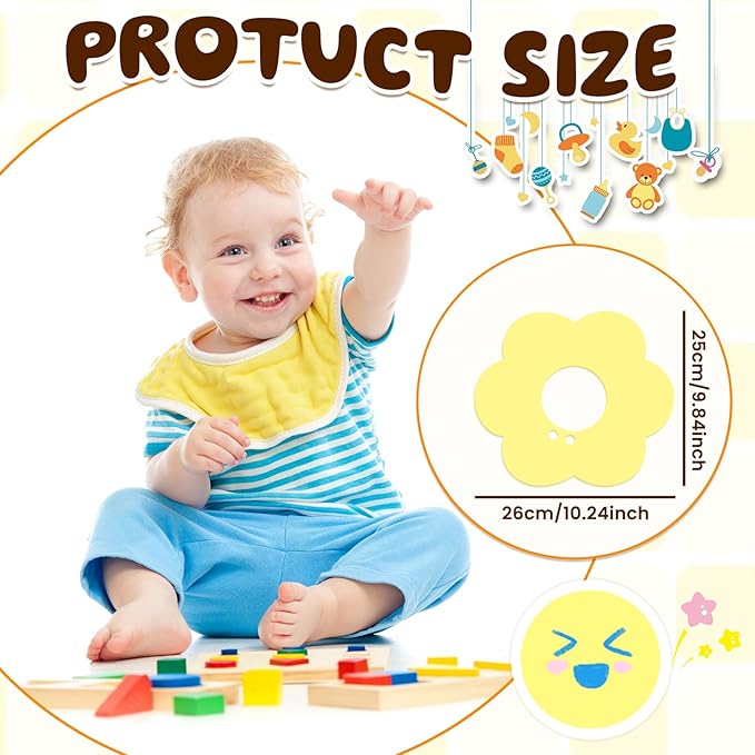Baby Bibs Muslin Drool Teething Drooling Bibs for Baby Girl Boy Muslin Cotton