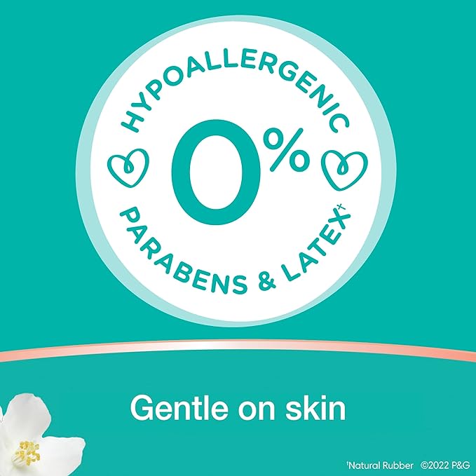 Pampers Wipes, Clean & Calm, Cotton Blossom Scent, 168 Wipes Total (3X Pop-Top Packs)