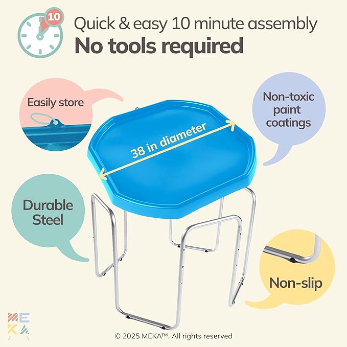 MEKA Tuff Tray Set for Sensory Play