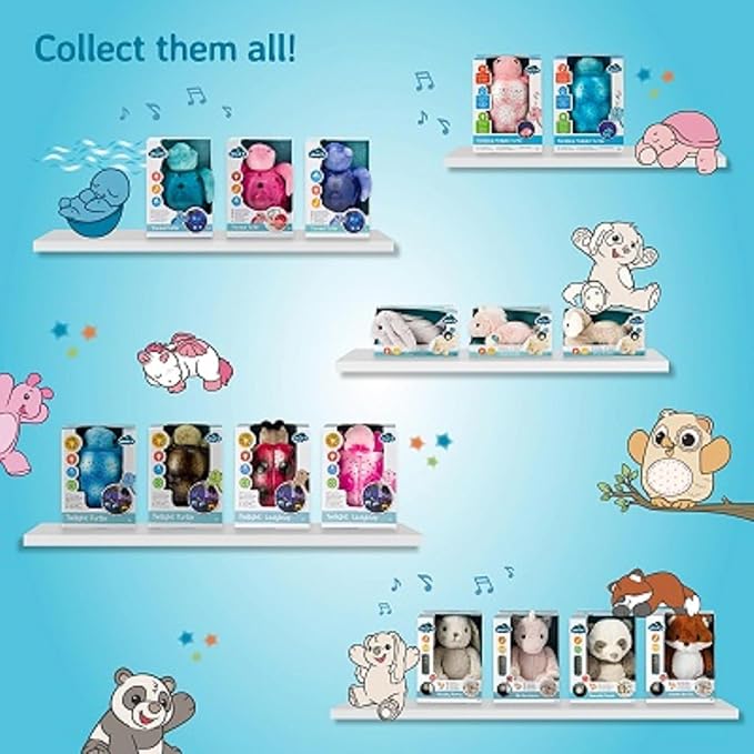 Cloud b Calming Nightlight Star Projector | Gentle Brightness | 3 Colors | 8 Constellations | Auto-Shutoff | Twilight Turtle Green