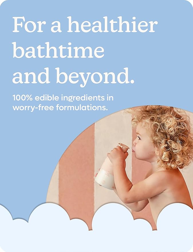 Babyology - 100% Edible Ingredients - Organic Baby Lotion - Clinically Tested - Calming & Rich Moisture for Sensitive Skin - Daily Care - Non-scented (12 Fl Oz (Pack of 2))