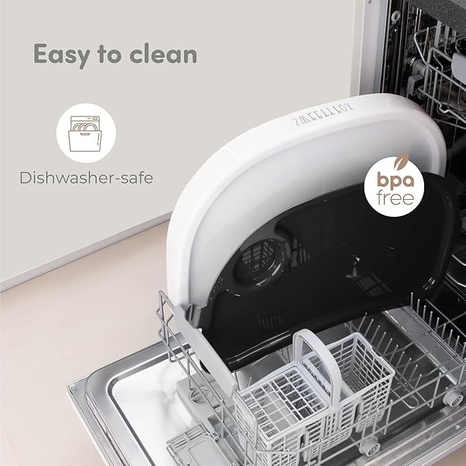 Baby High Chair Adjustable to 7 Different Heights - Foldable High Chairs for Babies and Toddlers - Silla para Comer de Bebe - Black