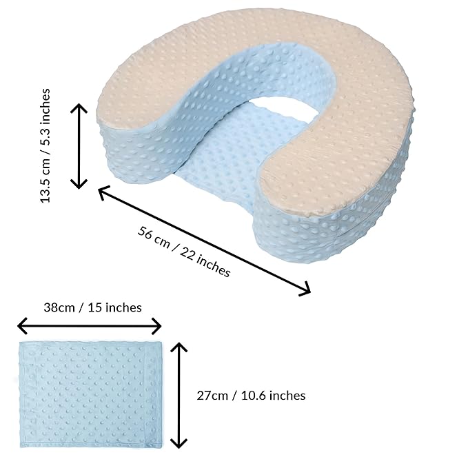 Baby Sit Up Pillow | Baby Pillow for Sitting Up | Comfortable Infant Seat for Early Sitting & Playtime | Soft & Stable Seat with Ring | Suitable from 4 Months