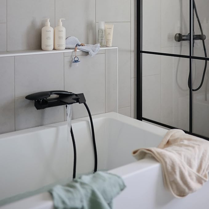 mushie 100% Silicone Baby Pacifier Clip BPA Free | Eva (Black)