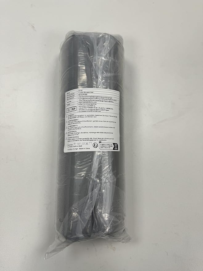 Toddler Booster Seat for Dining Table, Stronger Support Non-Slip Bottom Booster Seat for Kitchen Chair 2 Adjustable Straps Portable Travel and Home Increasing Booster Cushion Kid Baby(Grey)