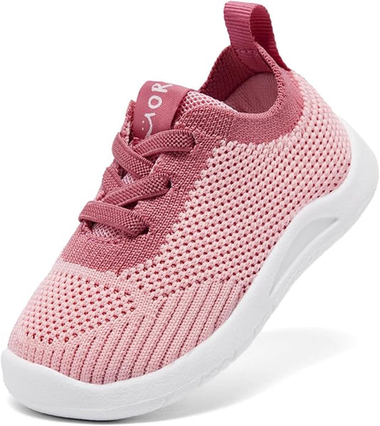 MORENDL Toddler Shoes Baby Walking Sock Shoes Infant Sneakers 0-4 Years Boy Girl Barefoot Tennis Shoe Non-Slip Brethable