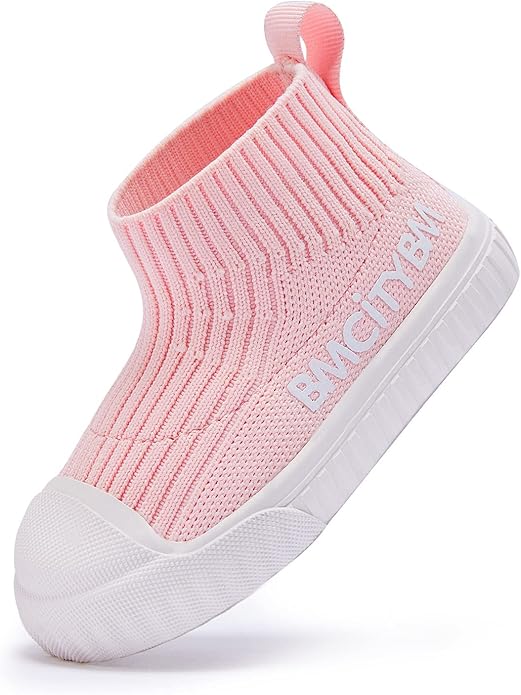 BMCiTYBM Baby Sneakers Girls Boys Lightweight Breathable Mesh First Walkers Shoes 6-24 Months