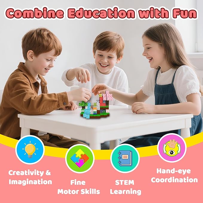 300 PCS Magnetic Blocks - Magnetic Building Blocks, Stacking Magnetic Blocks for Kids, Sensory Toy for STEM Montessori for Kids 3+ Boys and Girls Christmas Birthday Gifts