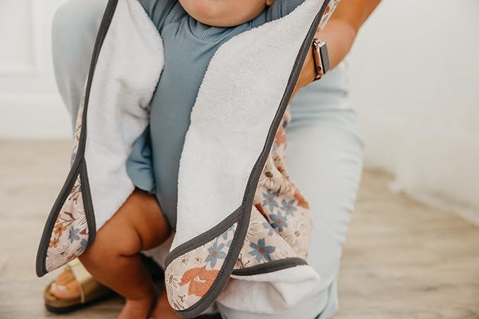 Copper Pearl Hooded Bath Towels Premium Knit/Terry Cloth Baby Towels with Hood, Pockets, and Cool Designs - Great to Gift and Make Bath Time Fun - Baby Bath Towel, Eden