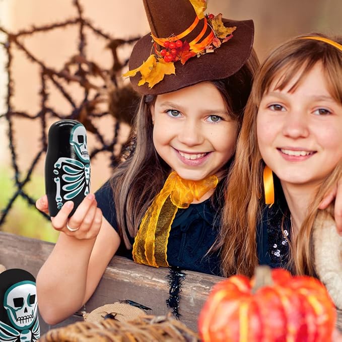 Nesting Dolls Wooden Russian Skull Matryoshka Dolls Gift for Halloween Toddler Kids Boys Girls Toys for Children Christmas Birthday