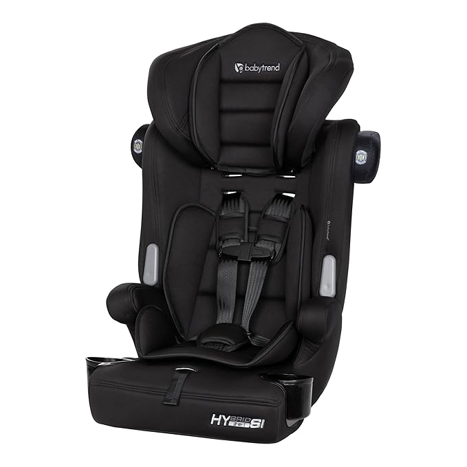 Baby Trend Hybrid SI 3-in-1 Combination Booster Car Seat with Side Impact Protection, Hoboken Black