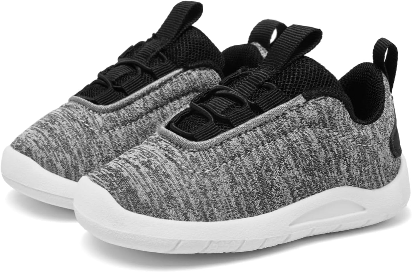 MORENDL Toddler Slip On Sneakers Baby Walking Shoes Non-Slip Breathable Unisex Pink Mesh Lace-Up Athletic Sneakers Infant Running Shoes