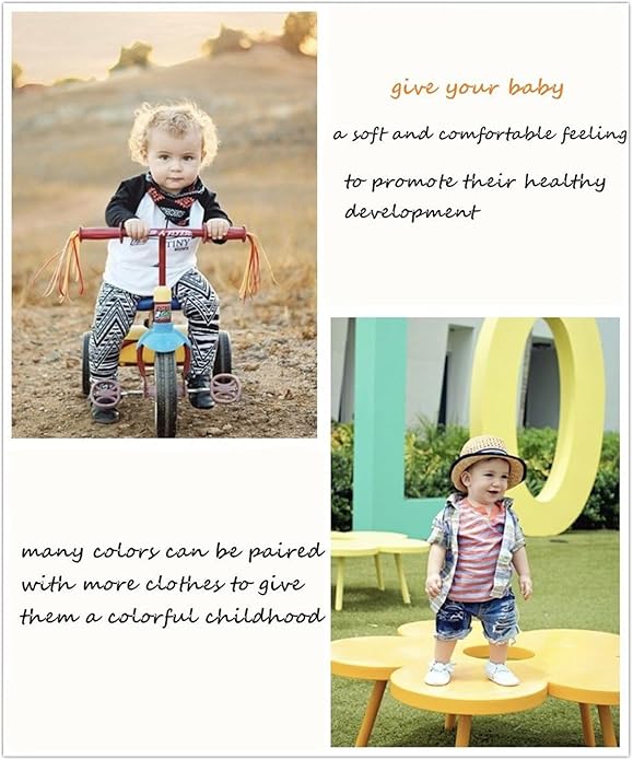 OWLOWLA Baby Moccasins Soft Sole Leather Baby Shoes Infant Toddler Pre-Walker Shoes Baby Boy Girl