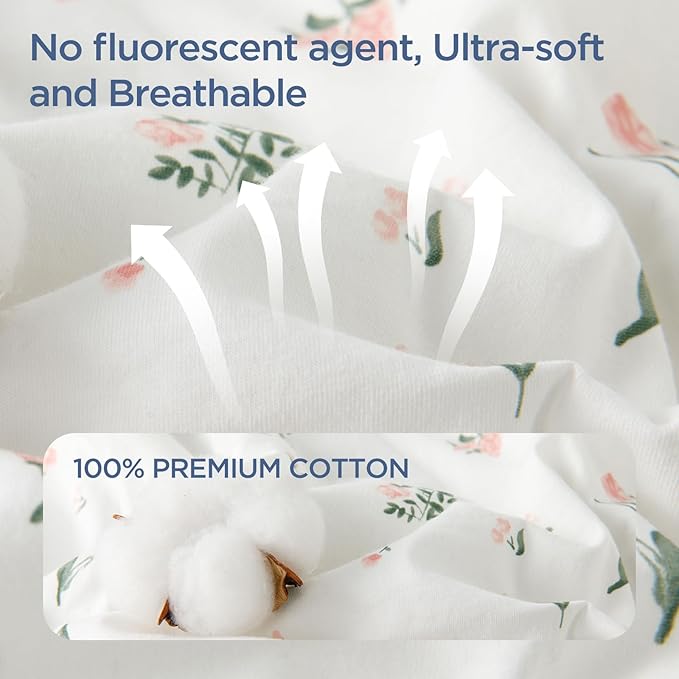 Duomiaomiao 3.5 TOG Baby Sleep Sack Cotton Winter Long Sleeve Baby Wearable Blanket, Super Warm Quilted Comfy Toddler Sleeping Sack