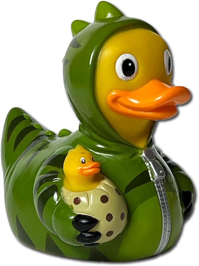 CelebriDucks - Jurassic Quack - Floating Rubber Ducks - Collectible Bath Toy Gift for Kids & Adults of All Ages