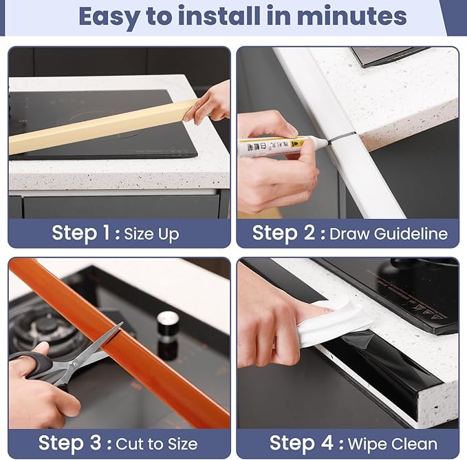 2PCS Wall Corner Protectors Guards - Self Adhesive Corner Protector & Corner Guards for Walls Edge Protection, Easy to Apply - No Tools Needed(Black, 31.5"x1.18")