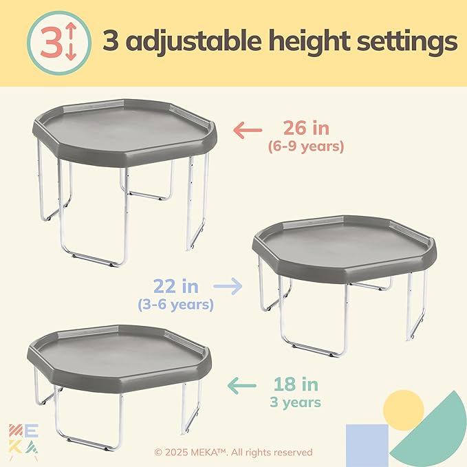 MEKA Tuff Tray Set for Sensory Play