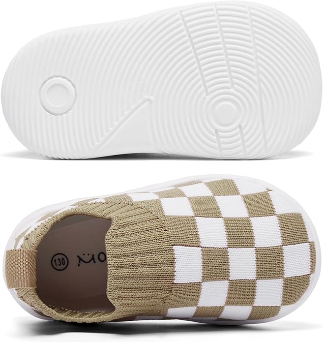 MORENDL Baby Toddler Walking Socks Non-Slip Breathable Unisex Casual Sneakers