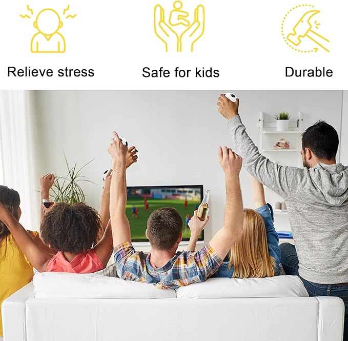 24 Pcs Mini Foam Sports Balls,2.5In Squeezable Stress Soccers,Stress Relief Squeeze Balls for Stress,Anxiety Relief,Kids Party Favor Toy,Fidget Toys,Ball Games