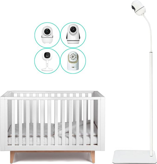 GUCHO Baby Monitor Mount Floor Stand Holder Compatible with Hellobaby HB6550/HB65/HB6339/HB40/HB6081/HB66/HB6351,Infant Optics DXR-8/8 Pro,Nanit,OKAIDI,Universal Flex Stand Baby Camera Mount