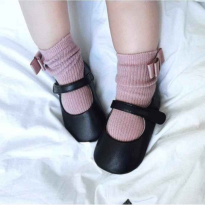 Soft Sole Baby Shoes - Infant Baby Walking Shoes Moccasins Rubber Sole Crib Shoes