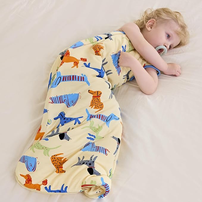 Bamboo Viscose Sleep Sack for Babies and Toddlers 1.0 Tog Wearable Blanket 2-Way Zipper Baby Shower Gifts