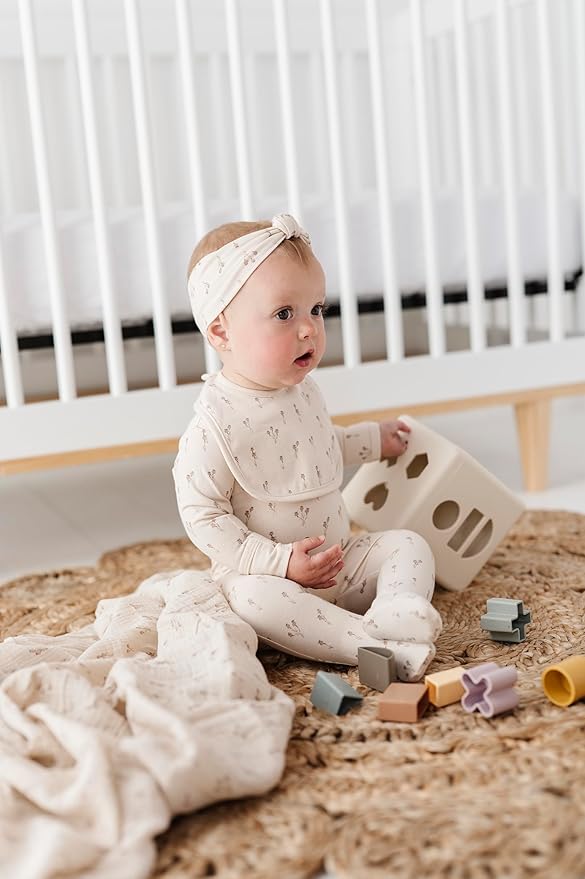 Ely's & Co. Muslin Swaddle Blanket 3-Pack for Baby Boy— 100% Cotton Muslin Extra-Large Swaddle Blankets (47”x 47”) Mauve Bluebell