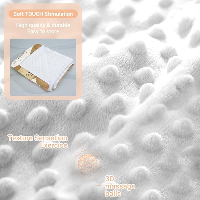 Personalized Baby Blankets for Girls & Boys - Super Soft Easter Blanket with Thick Double-Layer Dotted Backing, Personalized Baby Gifts for Baby Shower from Grandma (Apricot, Customize Now)