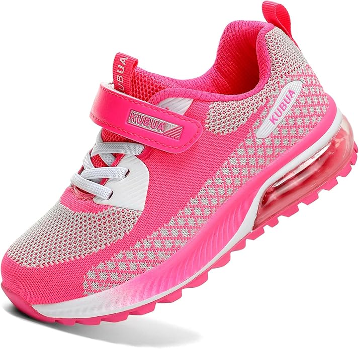 KUBUA Kids Sneakers for Boys Girls Running Tennis Shoes Lightweight Breathable Sport Athletic