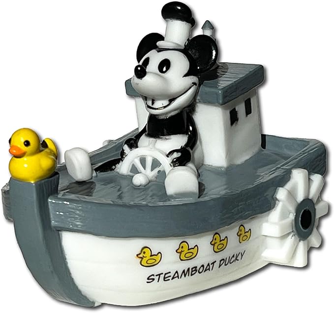 CelebriDucks - Steamboat Ducky - Floating Rubber Ducks - Collectible Bath Toy Gift for Kids & Adults of All Ages