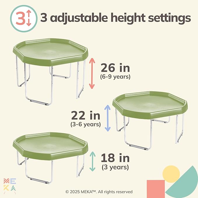MEKA Tuff Tray Set for Sensory Play